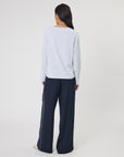 Marlow Uno Stripe Long Sleeve Tee Powder Stripe