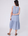 Marlow Verona Linen Dress Blue Smoke