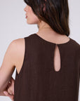 Marlow Verona Linen Dress Carob