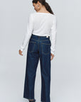 Marle Wide Leg Jean Washed Indigo