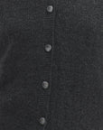 Nice Things Openwork Cardigan Grey