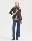 Nice Things Openwork Cardigan Grey