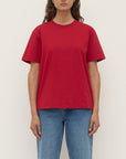 Assembly Label Organic Base Tee Mulberry