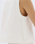 Assembly Label Zoey Twill Top Cream