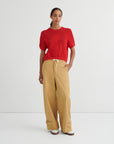 Kowtow Ariel Top Poppy Red