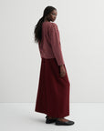 Kowtow Drape Pants Maroon