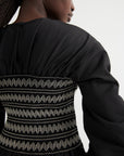 Kowtow Etched Dress Black