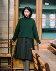 Francie Eclips Funnel Neck Verdant Green