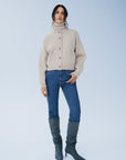 Moss Copenhagen Carina Cardigan Oat