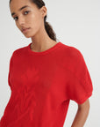 Kowtow Ariel Top Poppy Red
