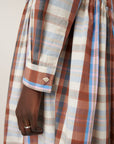 Kowtow Lee Dress Terra Check