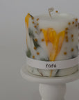 FuFu Bouquet Pillar candle Sweet Mimosa