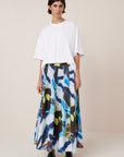 Kowtow Mosaic Skirt Monarch Print
