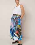 Kowtow Mosaic Skirt Monarch Print