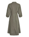 Moss Copenhagen Jeovana Petronia 3/4 Dress Khaki Green