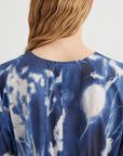 Kowtow Nigella Dress Cyanotype Floral Print