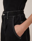 Kowtow Outline Shorts Black Denim