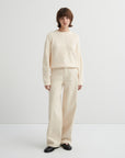 Kowtow Patchwork Jumper Chalk