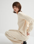 Kowtow Patchwork Jumper Chalk