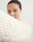 Kowtow Patchwork Jumper Chalk