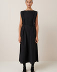 Kowtow Raven Pinafore Dress Black
