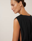 Kowtow Raven Pinafore Dress Black