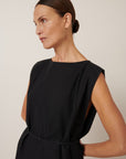 Kowtow Raven Pinafore Dress Black