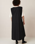 Kowtow Raven Pinafore Dress Black
