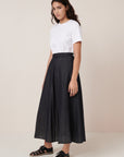 Kowtow Rotation Skirt Black Ecru