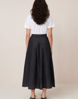 Kowtow Rotation Skirt Black Ecru
