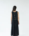 Sophie Store Shell Buttons Top Black