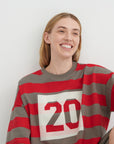 Kowtow Twenty Tee Poppy Stripe