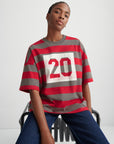 Kowtow Twenty Tee Poppy Stripe