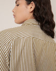 Kowtow Wildflower Shirt Treetop Stripe