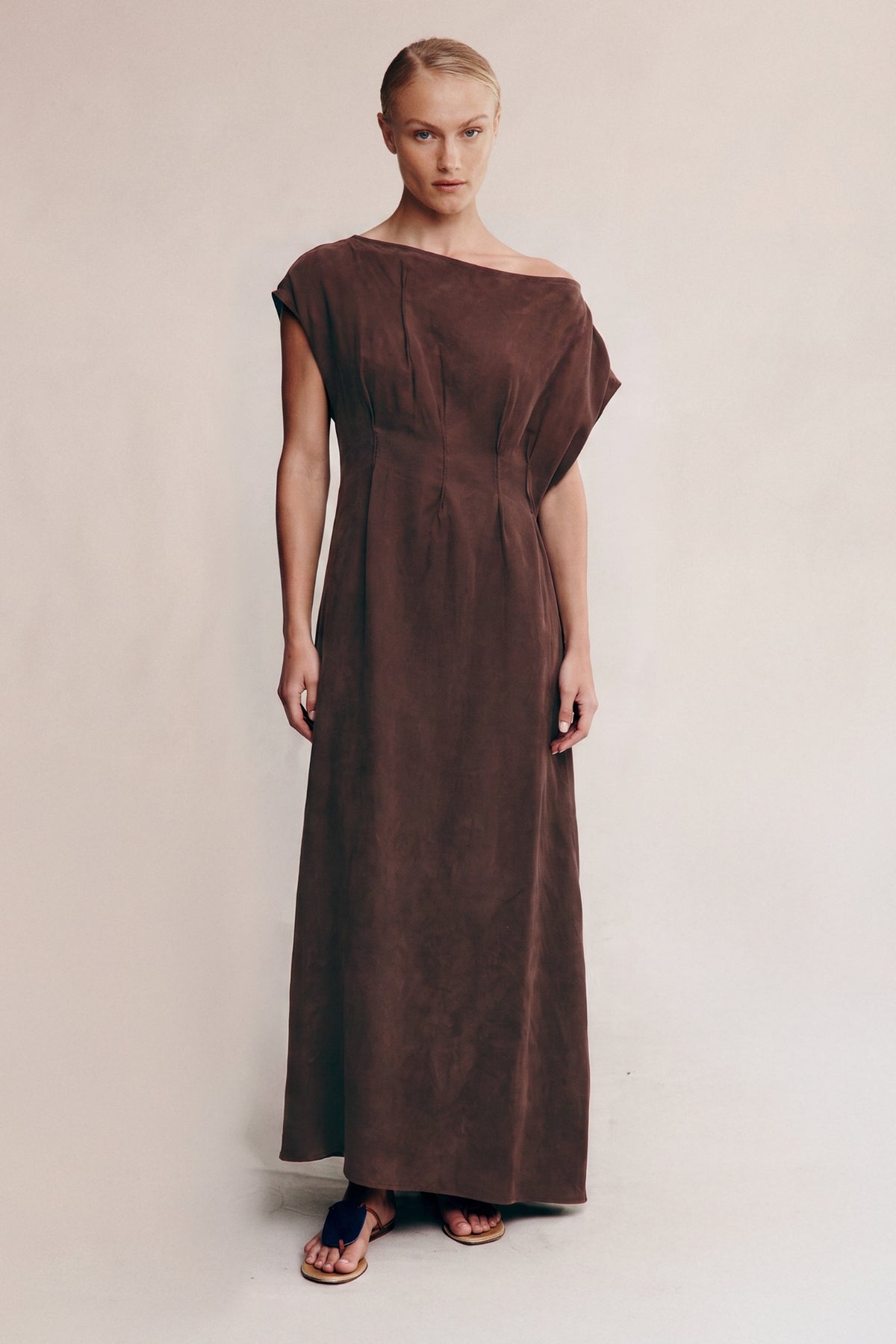 Marle Gaia Dress Chocolate