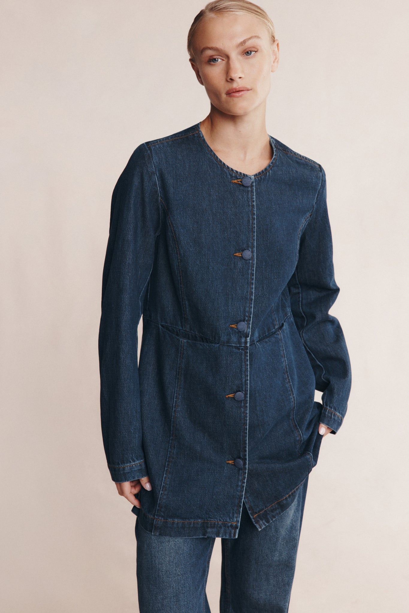 Marle Riana Jacket Dark Wash