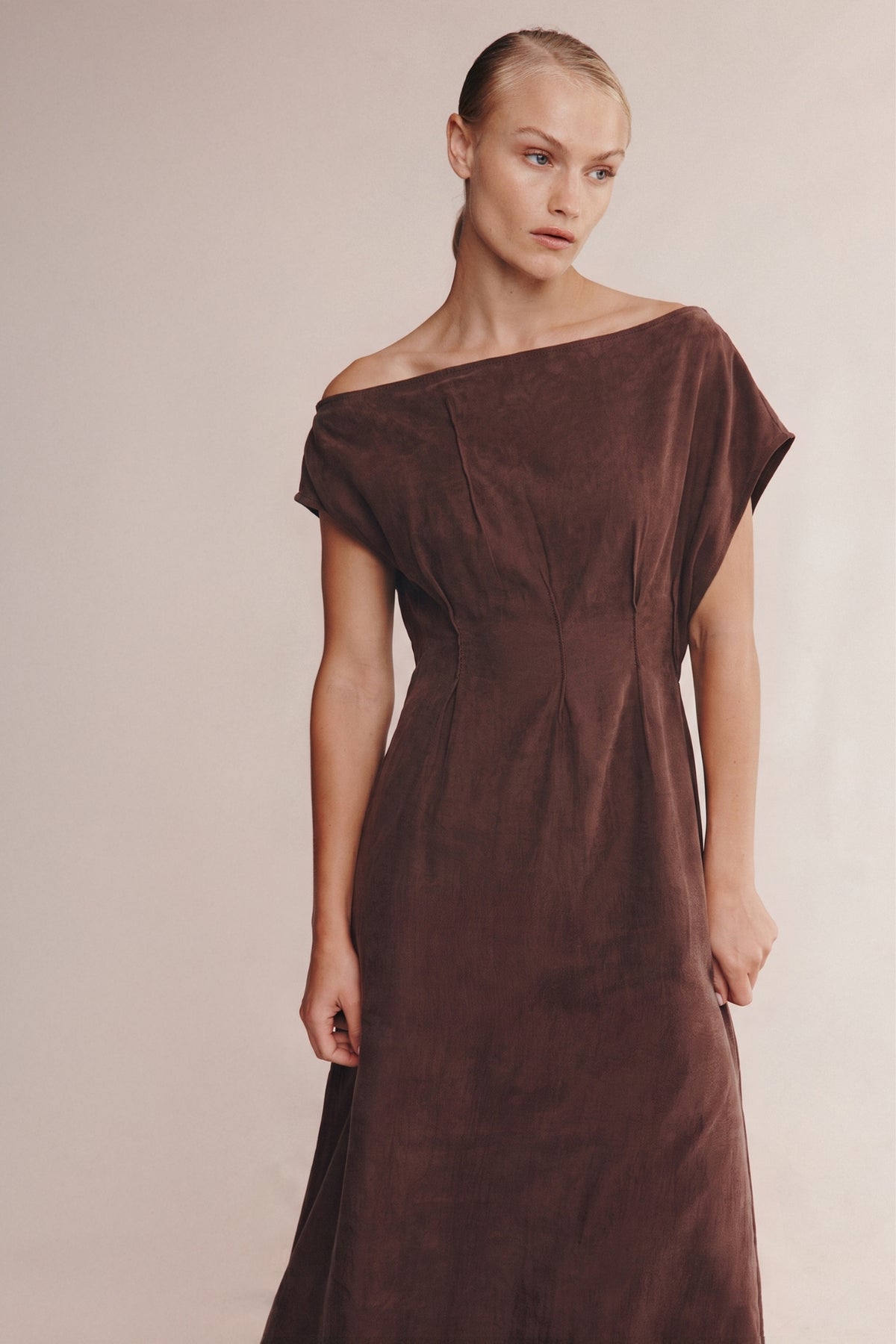 Marle Gaia Dress Chocolate