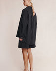Marle Mella Shirt Black Pinstripe