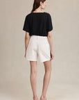 Marle Classic Jean Short Blanc
