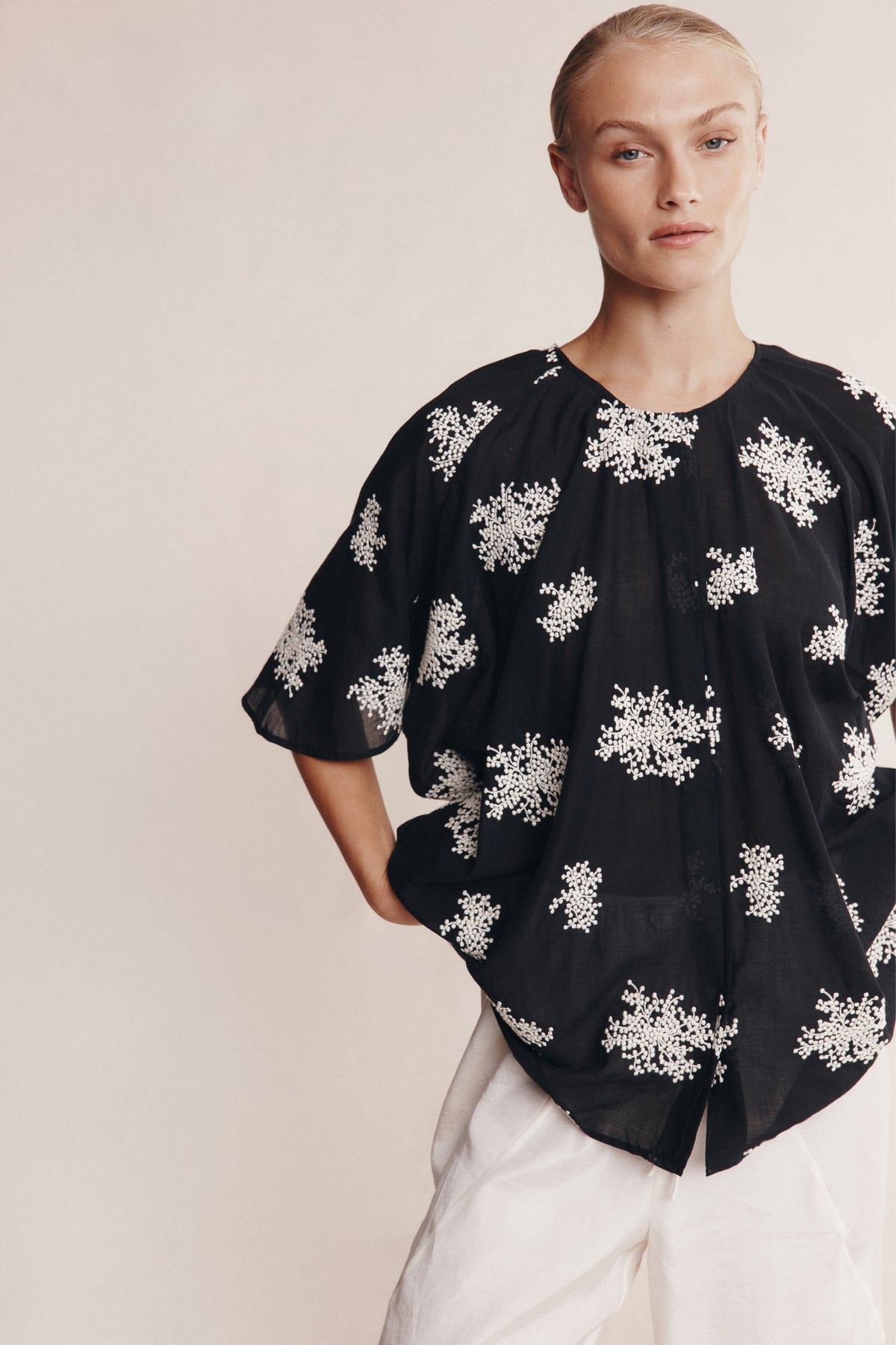 Marle Liberty Shirt Rice Flower