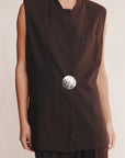 Marle Morrie Vest Chocolate