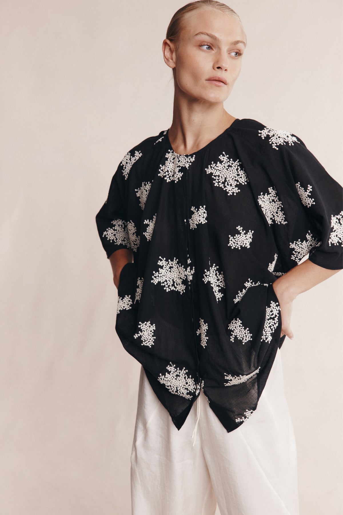 Marle Liberty Shirt Rice Flower