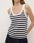 Assembly Label Adria Stripe Jersey Tank