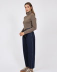 Marlow Alto Merino Roll Neck Mushroom