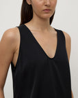 Assembly Label Amaris Silk Tank Black