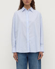 Assembly Label Avoca Stripe Shirt Blue and White