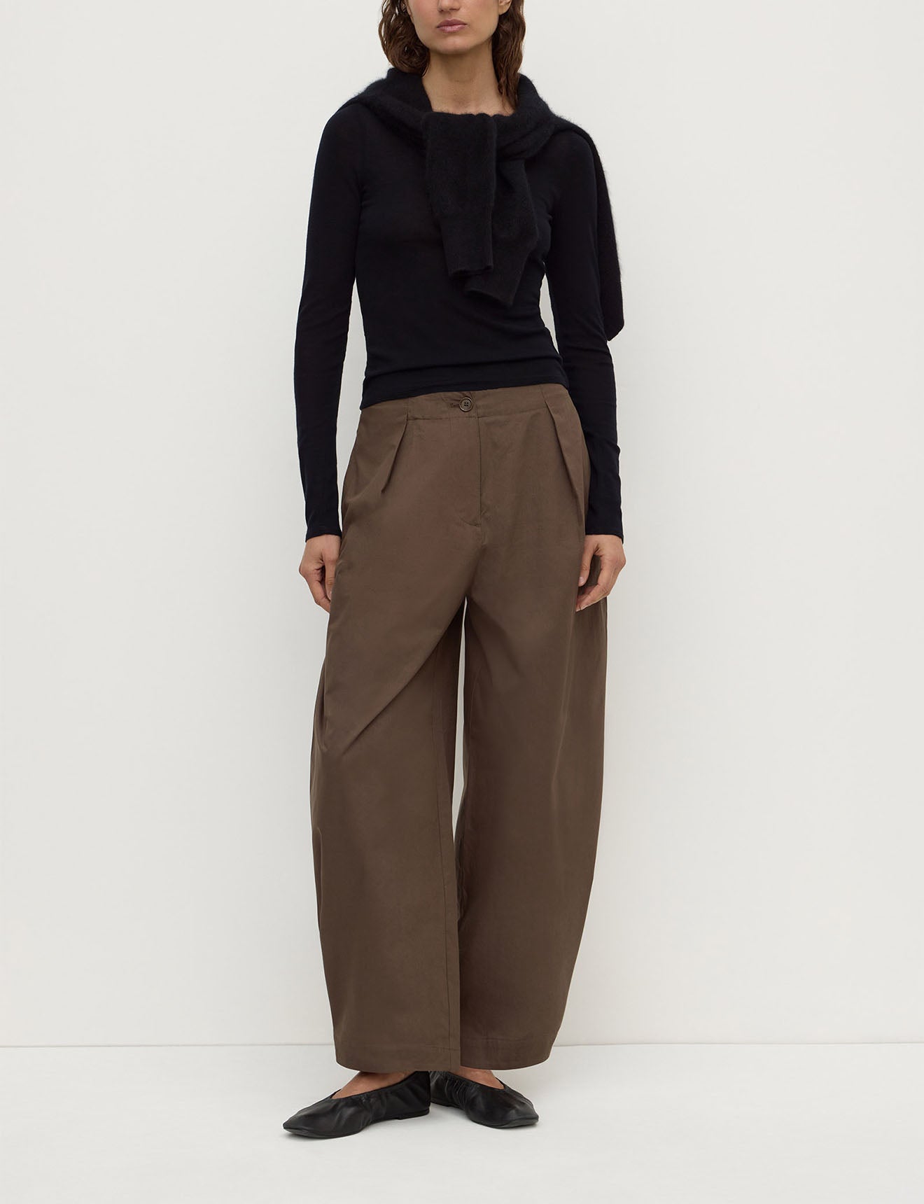 Assembly Label Jasmine Cotton Adjustable Barrel Pant Military