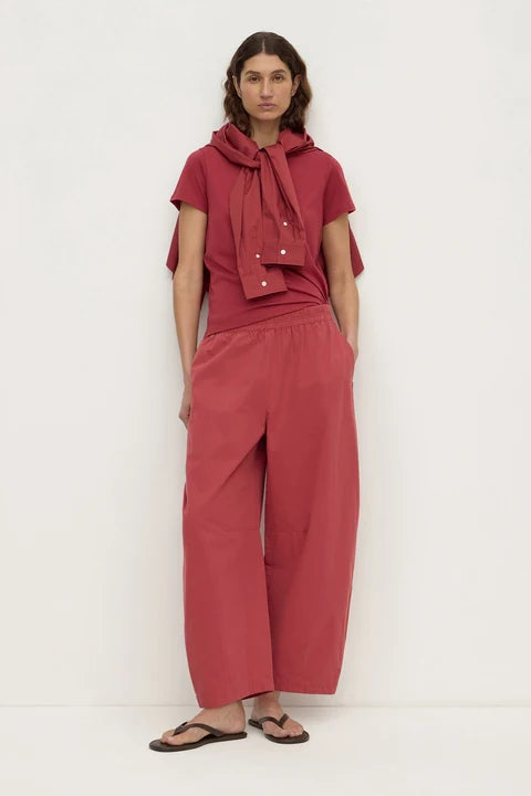 Assembly Label Elaine Washed Cotton Pant Raisin