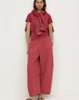 Assembly Label Elaine Washed Cotton Pant Raisin