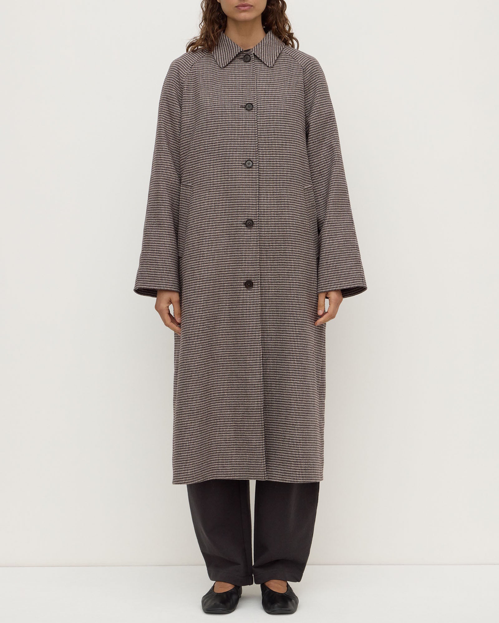Assembly Label Solana Check Coat